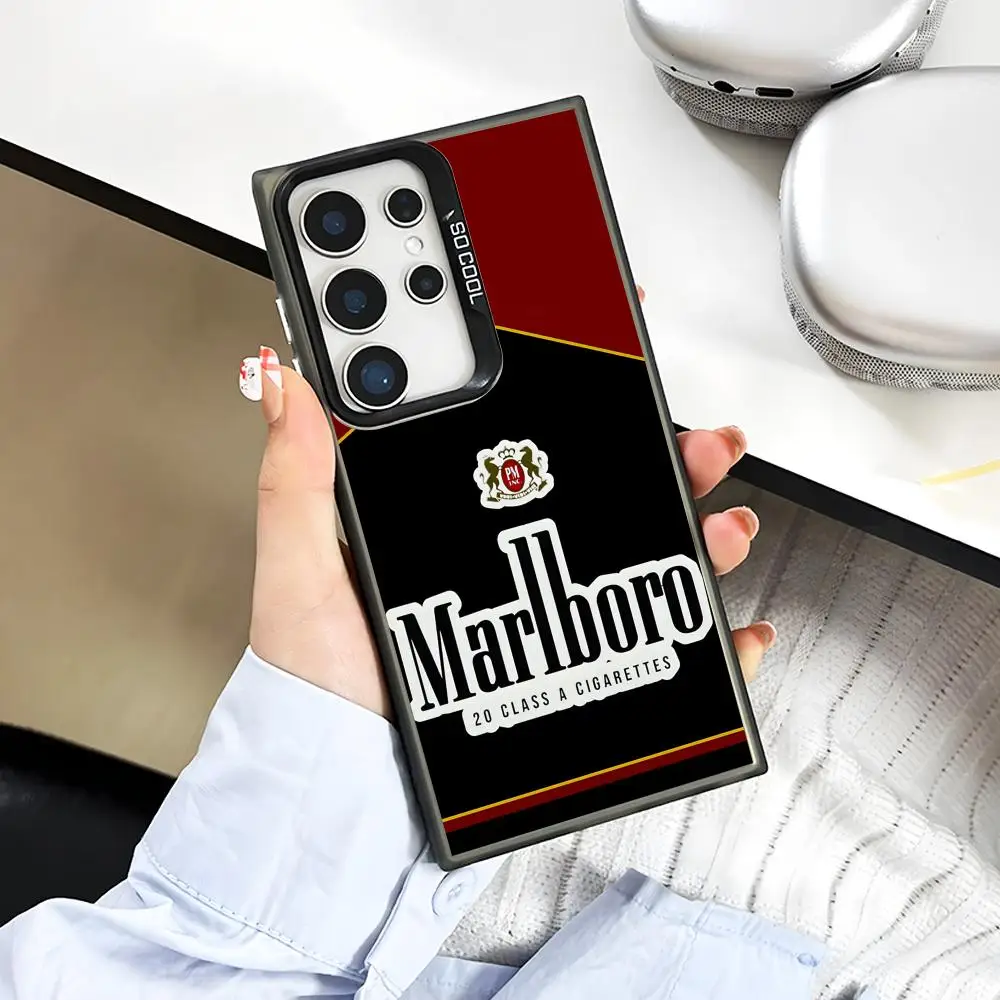 Fashion M-Marlboro-S Colorful Silver Phone Case Cover