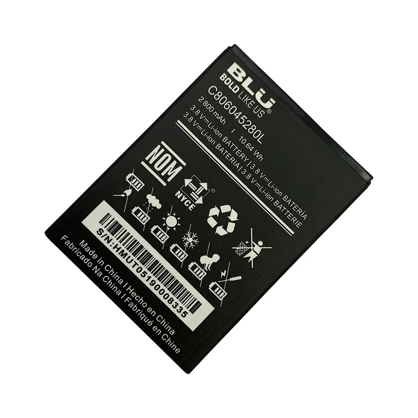 100% Оригинальный аккумулятор 2800 мАч C806045280L для BLU VIVO X5 V0490UU 5,7 