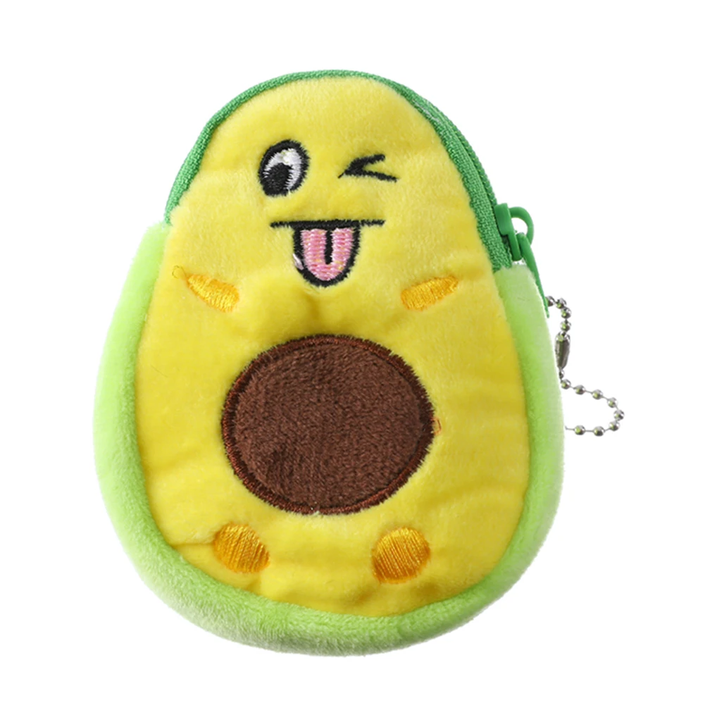 Fashion Women Avocado Shape Mini Coin Purse Casual Girls Lovely Small Wallet