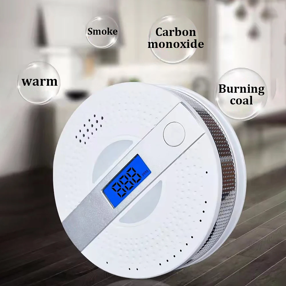 

Carbon Monoxide Gas Detection With Warning Alarm CO Gas Monoxide Poisoning Smoke Gas Sensor Warning Alarm Detector