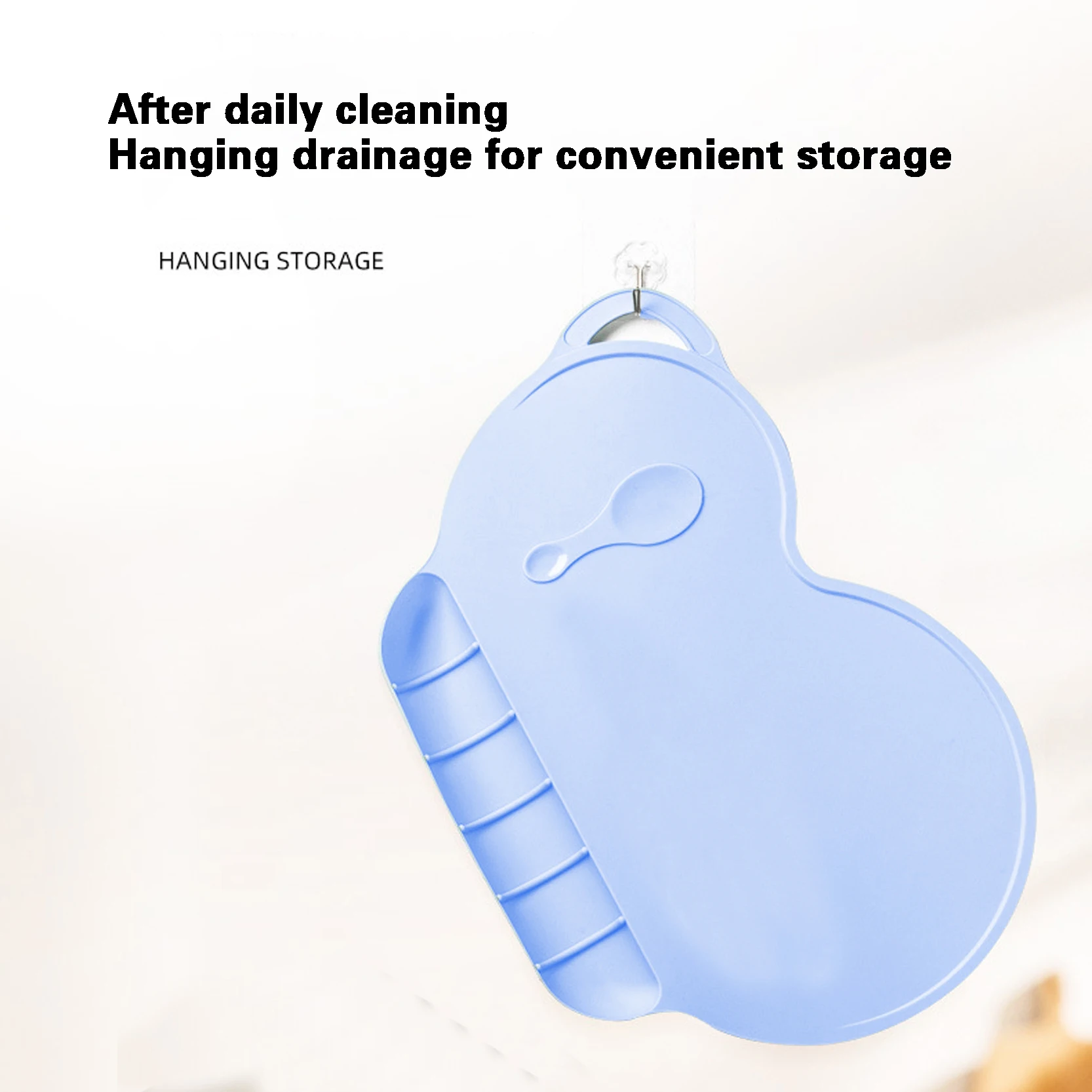 Silicone One-piece Placemat Cloudy with Pocket Baby Silicone Dinner Plate Suction Bowl Children's Tableware