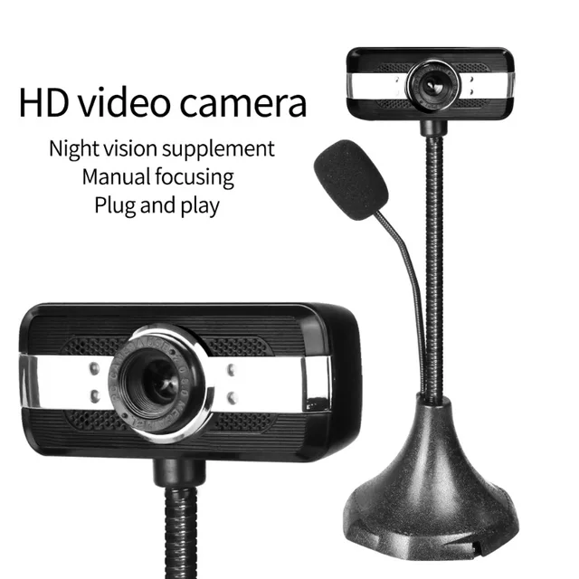 webcam pour pc Webcam Full HD 1080P, Mini caméra USB avec Microphone  intégré, prise de photos et appels vidéo - AliExpress