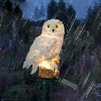 Solar Lamp Owl Animal Solar Garden Lights Solar Powered Solar Led Light Outdoor Garden Decoration Lamp Waterproof Solar Lights 4