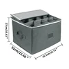 Wine glass storage box Wine glass storage box with divider Wine box 5