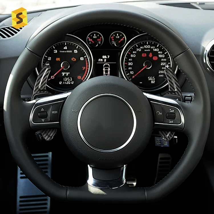 

Car Interior Accessories Trim A3 A4 Q5 Q7 RS6 Universal Parts Steering Wheel Shift Paddle Extensions Carbon Fiber Paddle Shift