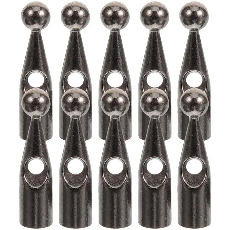 10Pcs Metal Umbrella Bone Covers Tail Beads Replacement Umbrella Repairing Beads Rain Tail umbrella bone covers