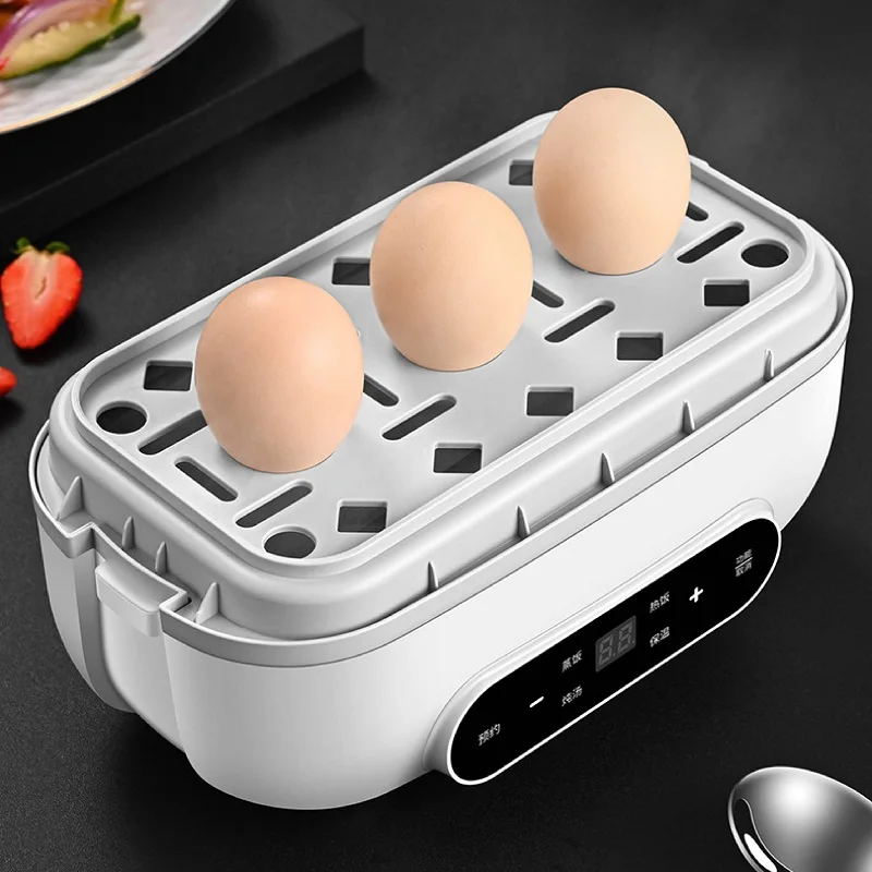 1100ml Smart Electric Lunch Box Office Keep Warm Heated Lunch Box Water-free Appointment Breakfast Machine Food Heater 220V