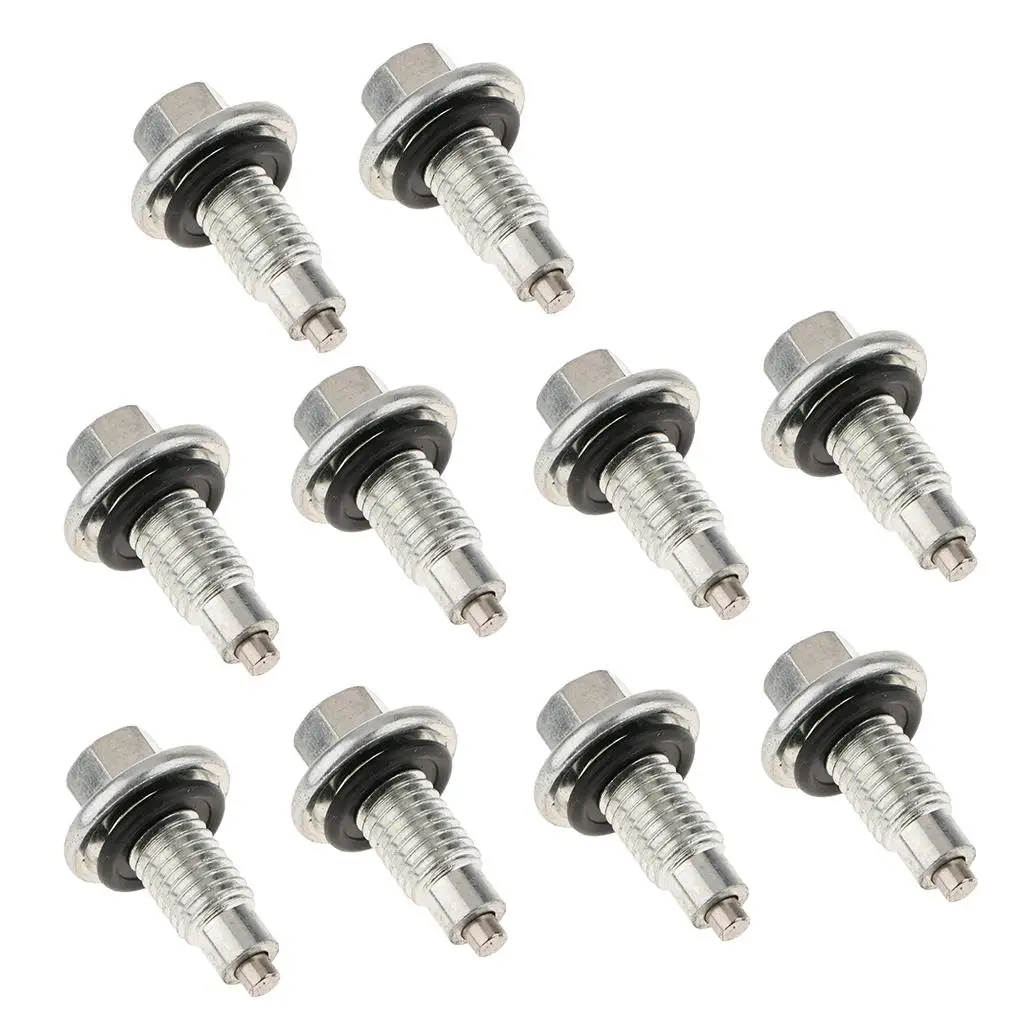 10X Oil Drain Plug Nut Screw Repair 12x1.75 for GM