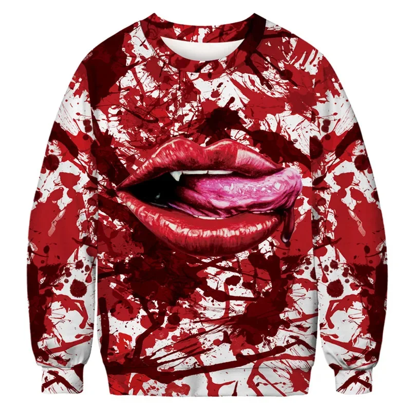 Sweat à Capuche Halloween Pour Homme - Impression Effrayante 