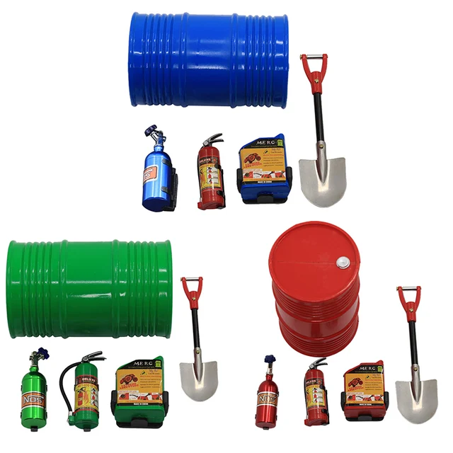 5Pcs 1/10 Rc Crawler Simulation Accessory Parts Model For Axial Scx10 Trx4 Rc Car Parts Toys For Children 1