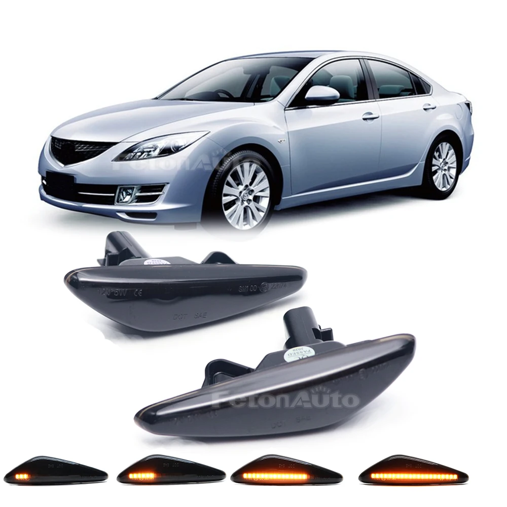 Couvercle de rétroviseur, couvercle de couvercle de rétroviseur, coque de rétroviseur  latéral pour Mazda 6 GH Atenza 2009 2010 2011 2012 2013 avec lampe -  AliExpress