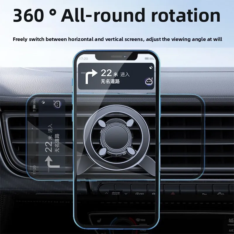 Supporto Magnetico per Telefono da Auto Compatibile con Magsafe, Supporto GPS per iPhone 15 14 Samsung Xiaomi - immagine 3