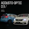 1/32 Honda FIT JAZZ SUV Sport Toy Car JKM Diecast Miniature Model Doors Openable Sound & Light Collection Gift For Boy Boys Kid 2