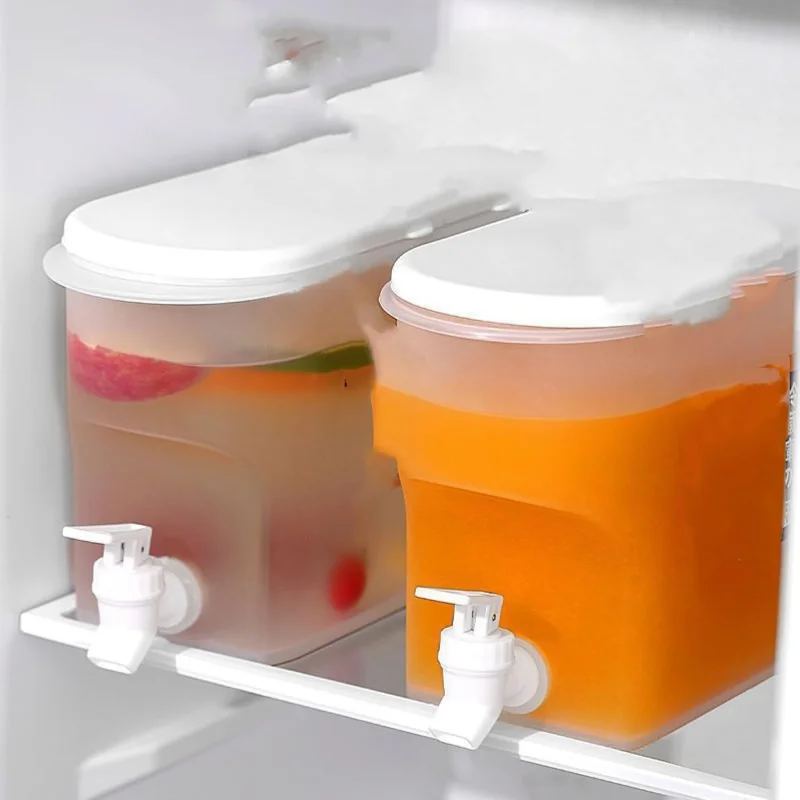Faucet Drink Dispenser Refrigerator Large Capacity Kettle with Lid Cold Kettle Milk Lemonade Dispe beverage dispenser