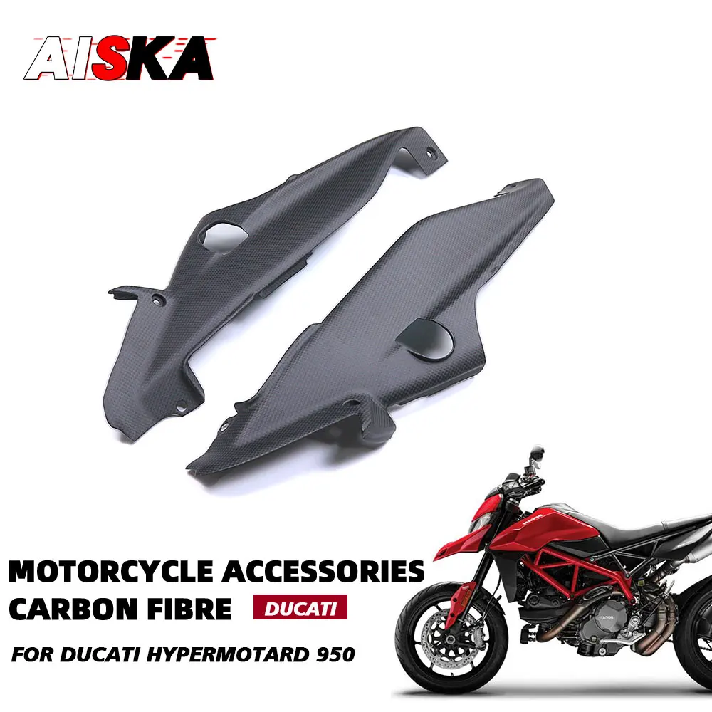 

NEW For DUCATI Hypermotard 950 SP RVE 2019 - 2024 Carbon Fiber Undertail Side Panels Rear Seat Cover Kit Motorcycle Accessories