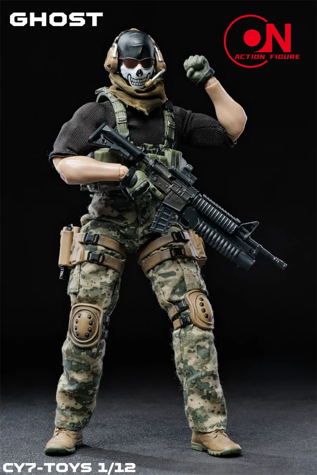 2025 Q3 CY7-TOYS 1/12 Scale Ghost Squad Special Forces Male