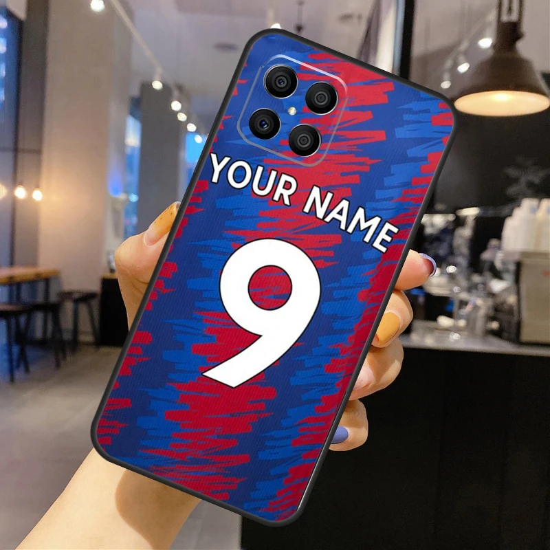Custom Football Name & Number Phone Case
