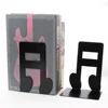 Black Chords Book Ends Organizer Book Stand Shelf Heavy Book Iron Bookends Book rack Stand Iron Home Desk Stationery 1