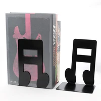 Black Chords Book Ends Organizer Book Stand Shelf Heavy Book Iron Bookends Book rack Stand Iron Home Desk Stationery 1
