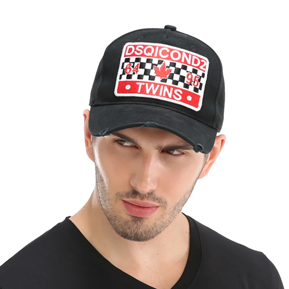 

DSQICOND2 Maple Leaves DSQ2 D2 ICON Men Women Couple High Quality Baseball Tennis Cap Fashion Casual Sun Hat Boyfriend Gift