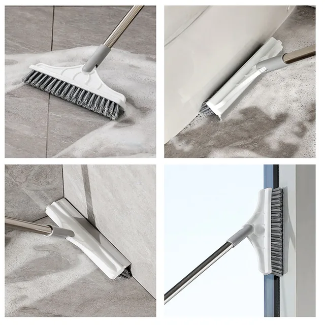 Brosse de sol de salle de bains, lavage du sol, brosse de couture de sol, carrelage à Long manche, lavage mural, nettoyage des toilettes 4