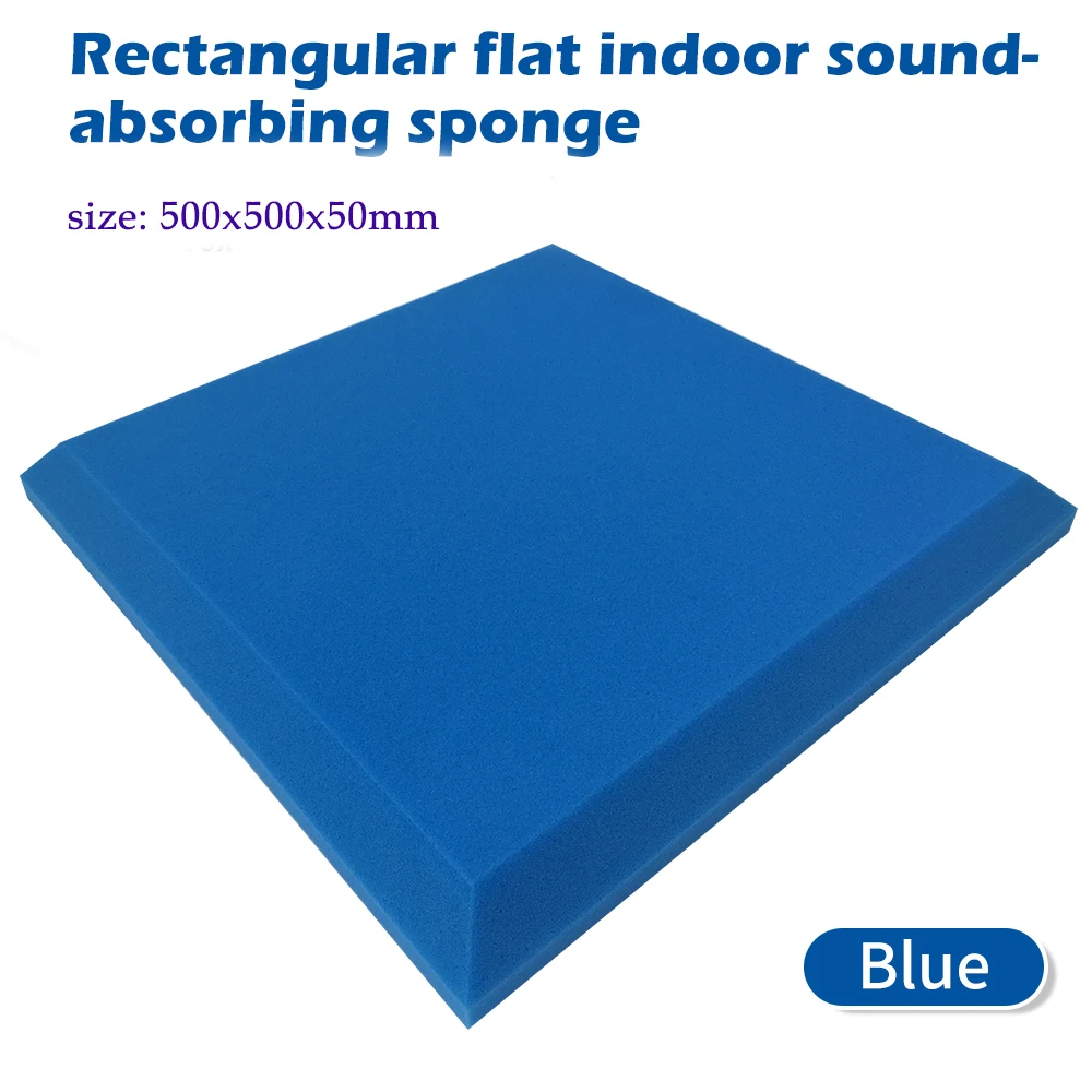 500x500x50mm DIY 스튜디오 어쿠스틱 폼 방음 폼 사운드 흡수 처리 패널 사운드 웨지 보호 스폰지