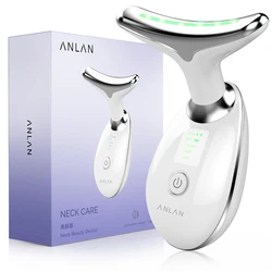 Advanced Neck and Face Sculpting Beauty Device with LED Light Therapy (Neck Massager)