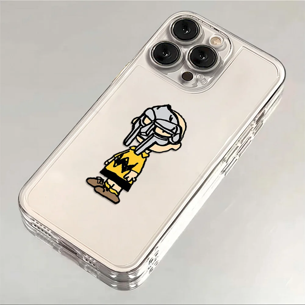 Stylish MF DOOM Transparent TPU Phone Case