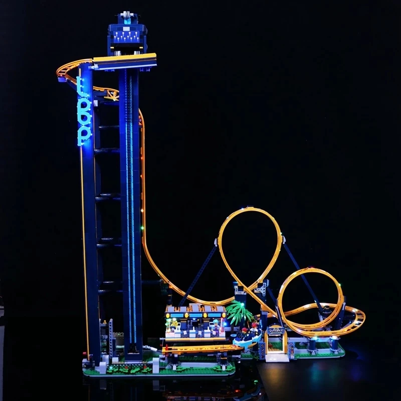 LED 조명 키트 빌딩 10303 호환 77045 루프 코스터 (조명만)
