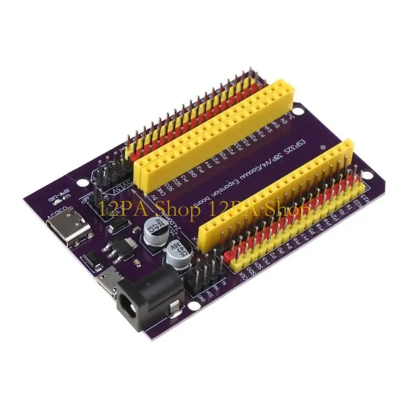 12PA ESP32 38P 확장 보드 ESP-WROOM-32 TypeC/마이크로 USB 듀얼 코어, WiFi+블루투스
