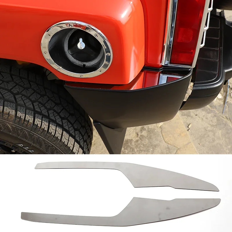 

Угловая накладка на заднюю дверь из нержавеющей стали для Hummer H3 2005-2009, декоративная накладка против царапин, аксессуары для внешней двери автомобиля