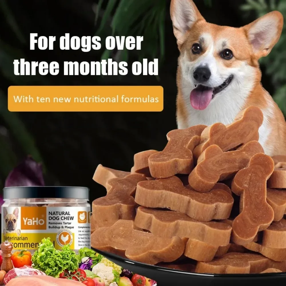 Dog Bruxism Stick Real Meat Low Salt Natural Formula Healthy Nutritious Adult Dogs Puppy Training Rewards Pet Dogs snacks Food