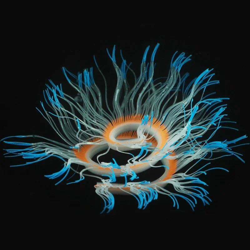 

Landscape Decor Aquarium Luminous Sea Anemone Silicone Simulation Coral Variety Glow in Dark Fake Fish Home Aquarium Fish Tank