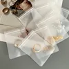 10pcs Transparent Frosted Small Ziplock Plastic Bags Jewelry Gift Storage Bag Packaging Clear Eva Self Sealing Pouches Wholesale 3