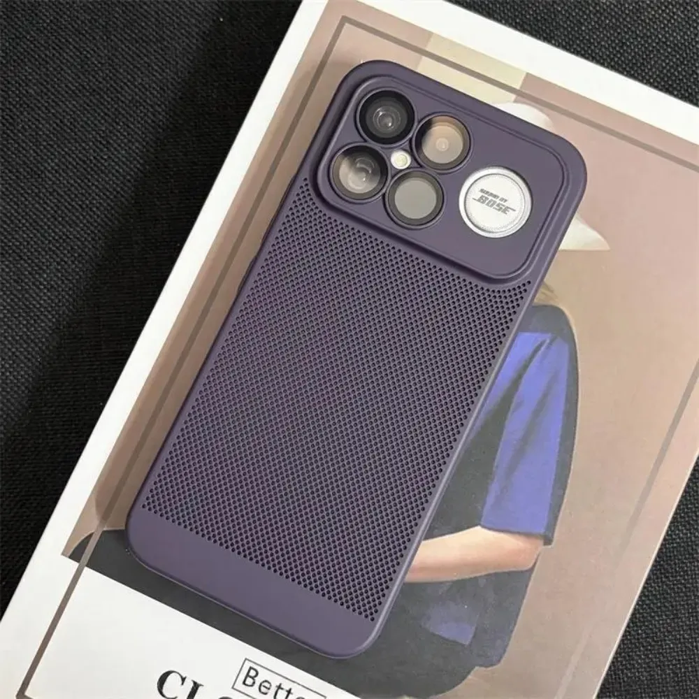 Honeycomb Mesh Heat Dissipation Hard Case - Slim Protective Cover