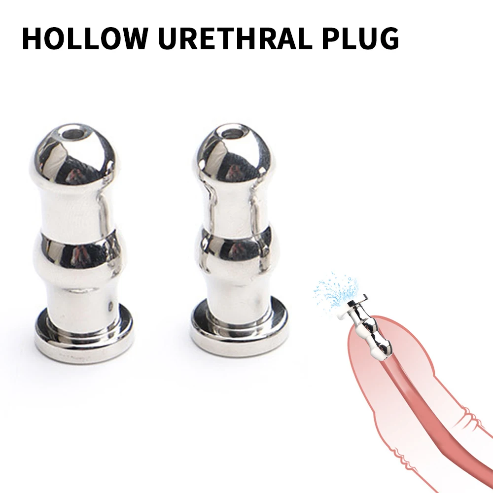 Male Urethral Sounds Dilator Stainless Steel Urethral Sounding Tripe Beads Penis Plug Men Urethra Stimulate Sex Toys Sexshop penis sex toys