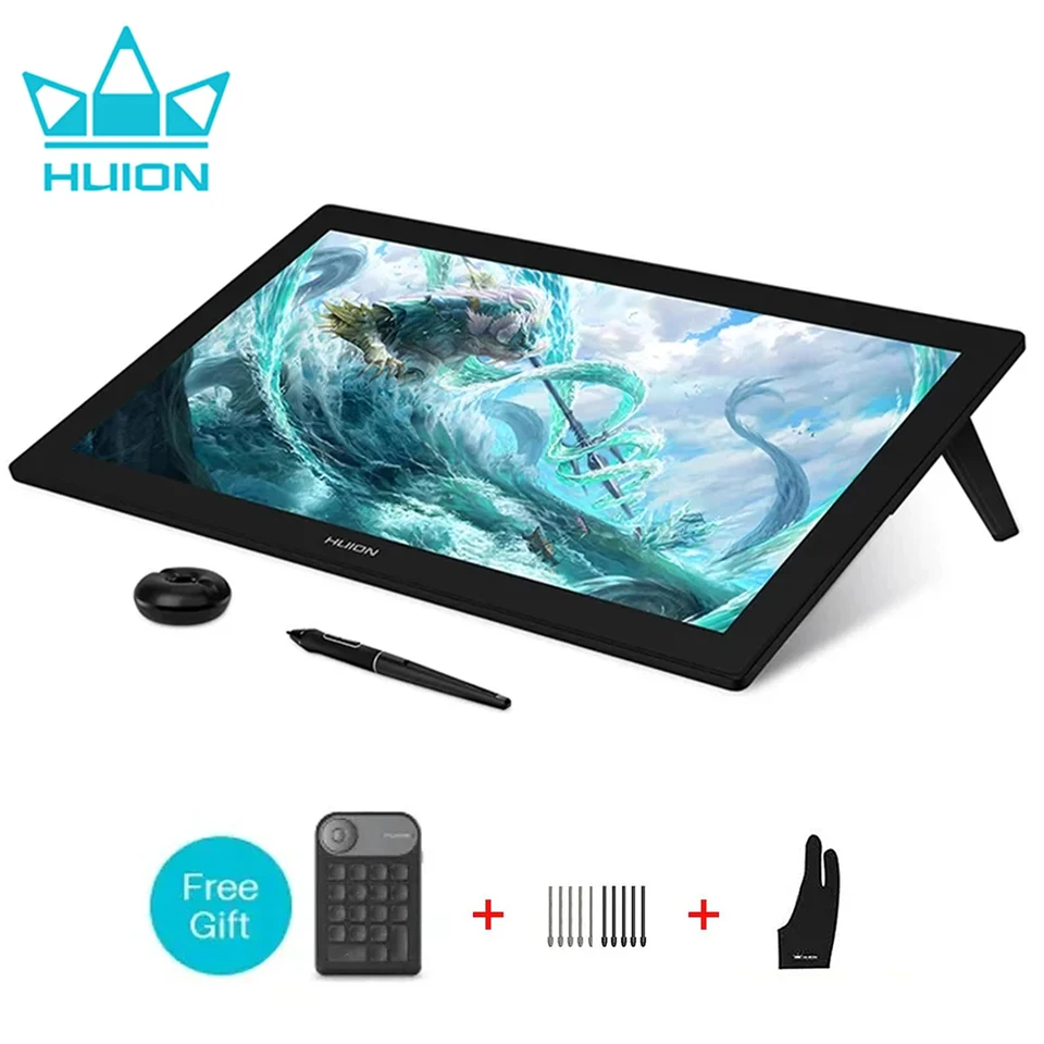 HUION Kamvas Pro 24 (4K) UHD 液晶ペンタブレット Amazon.com: HUION Kamvas Pro 24 4K UHD Graphics Drawing
