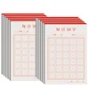 Learn Chinese Mini Pen Calligraphy Paper Character Writing Grid Rice Square Exercise Books Beginner Chinese Practice Stationerys 6
