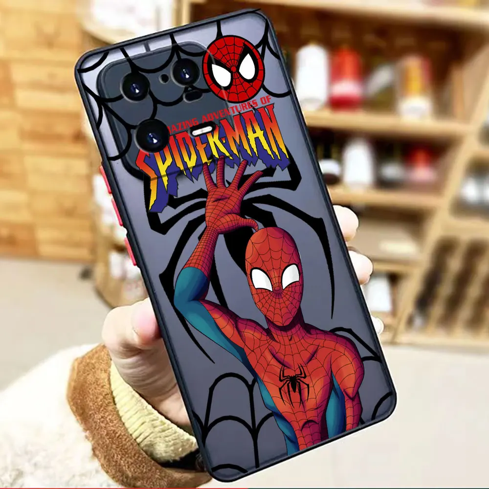 thumbnail image 1 of Funda mate para Xiaomi 13 12 12S 12T 11 11T 10 10T 10S 9 8 6X 5X PRO LITE 5G Funda Coque Capa Shell genial Marvel'S Spider-Man, 1 of 5