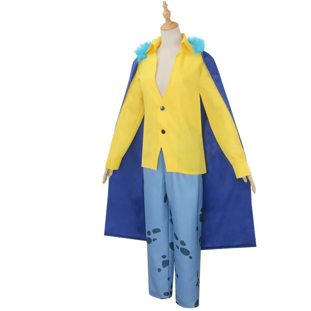 Trafalgar Law Cosplay - Full Set Coat, Pants, Cloak & Cap