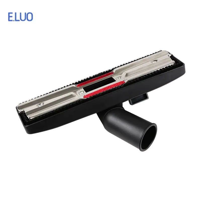 Venda Durável Qualidade Metal Preto Universal Aspirador de pó Escova Peças Diâmetro Interno 35 mm Tapete Chão Escova Cabeça Giratória à