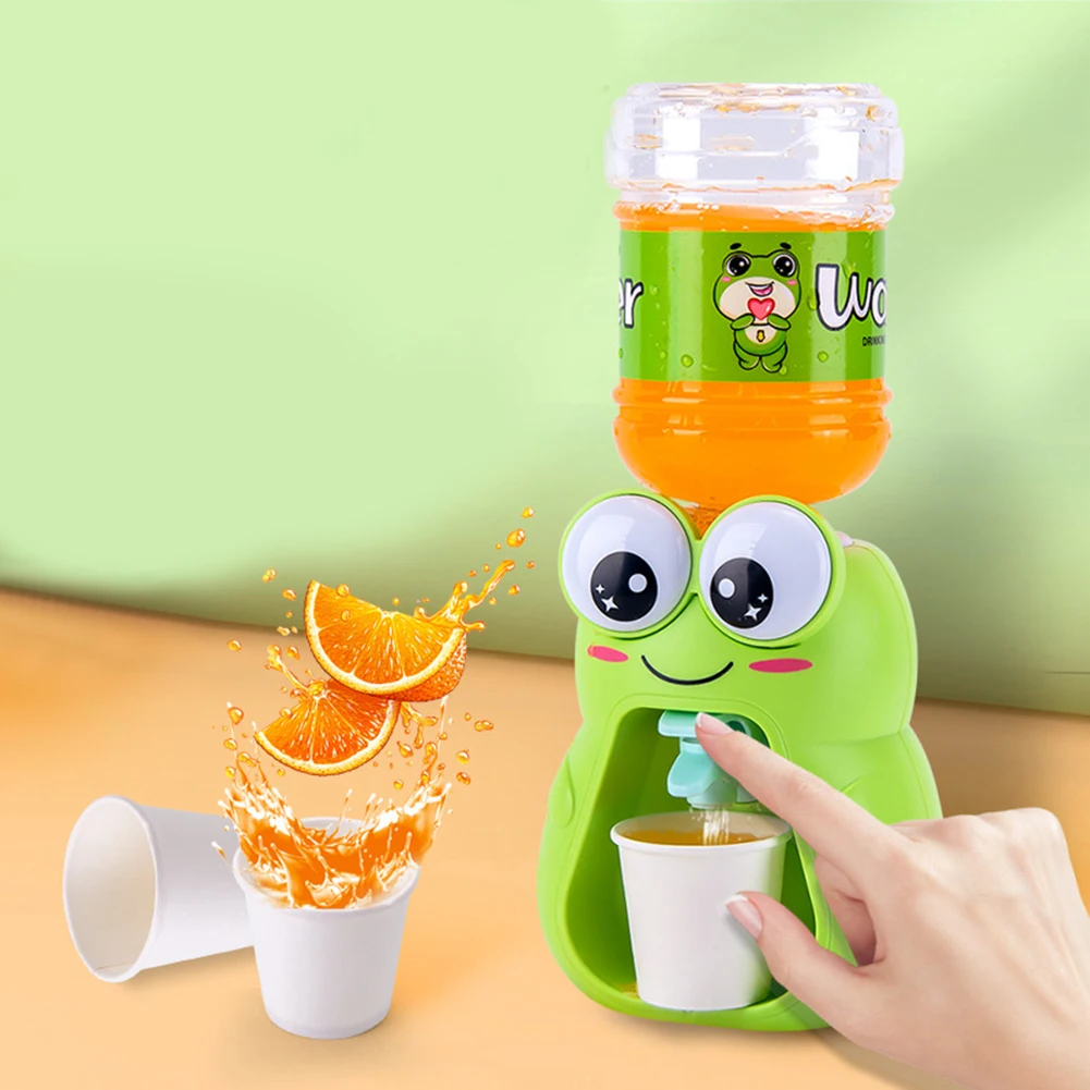 Mini Water Dispenser Beverage Drinking Water Hand Press Water Bottle