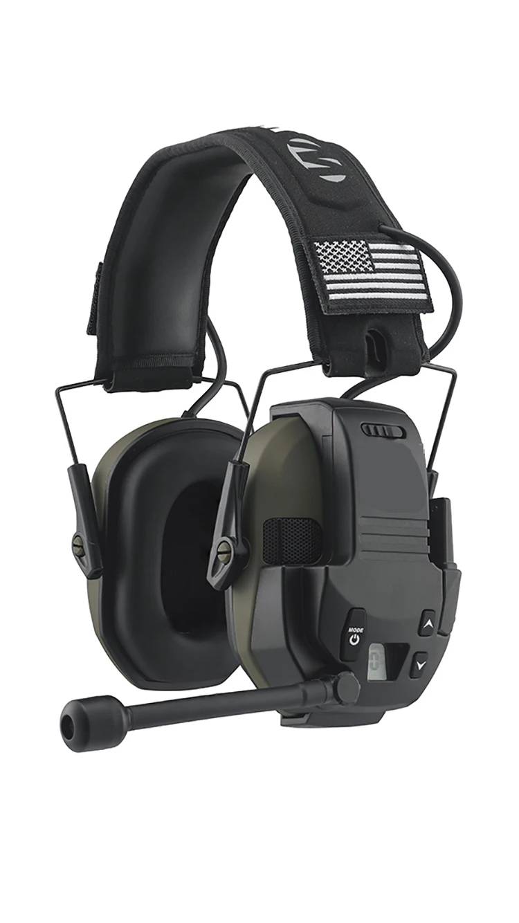 Walkie Talkie Attachment - 22 Channels 3 Miles Range Distance Voice-Activated Handsfree Communication for Shooting earmuffs 5