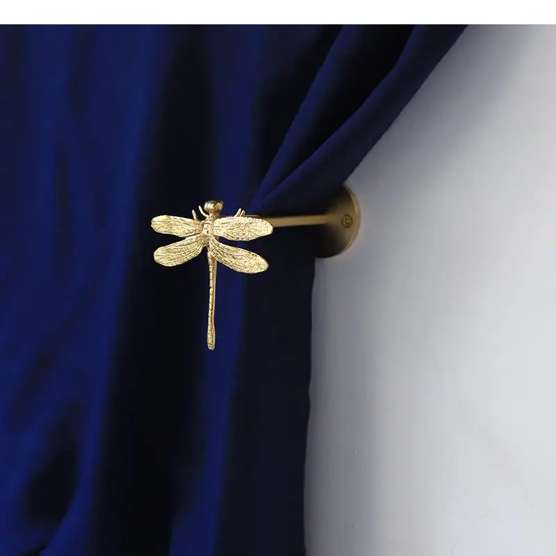 

Латунный крючок для штор, аксессуары для украшения занавесок, настенный декоративный крючок, крючки для одежды и шляпы, пробойник для установки занавесок