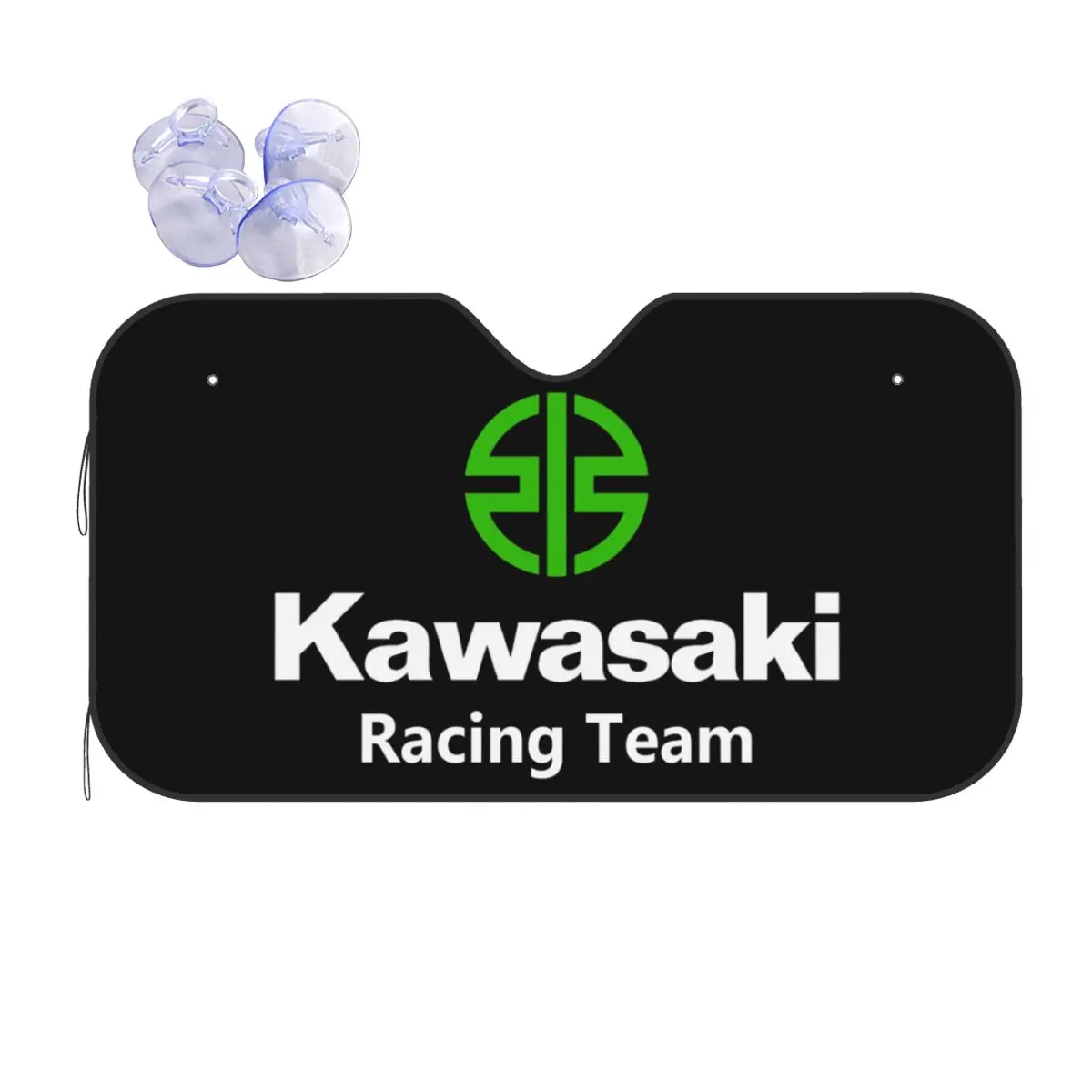 

Флагманский складной солнцезащитный козырек Kawasakis H2, лобовое стекло 76x140 см, алюминиевая фольга, солнцезащитный козырек для автомобиля