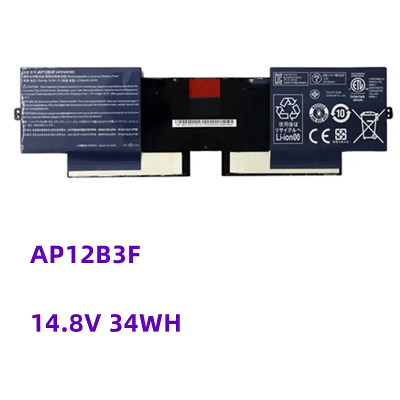 

AP12B3F 14.8V 34Wh Laptop Battery Replacement For Acer Aspire S5 S5-391 Ultrabook BT.00403.022 AICP4/67/90