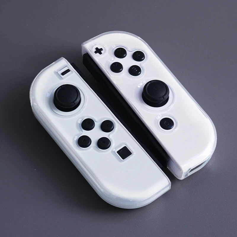 Nintendo Switch ホワイト 本体 + Joy-Con + ケース Clear Hard Case Protective Cover Joycon Shell for Nintendo