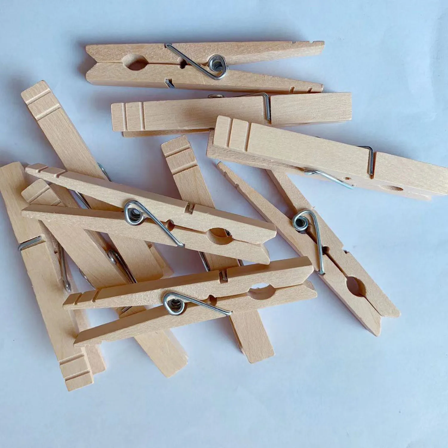 Clothes Pins, Strong Grip Tiny Wooden Clothespins,for Photos,crafts-3