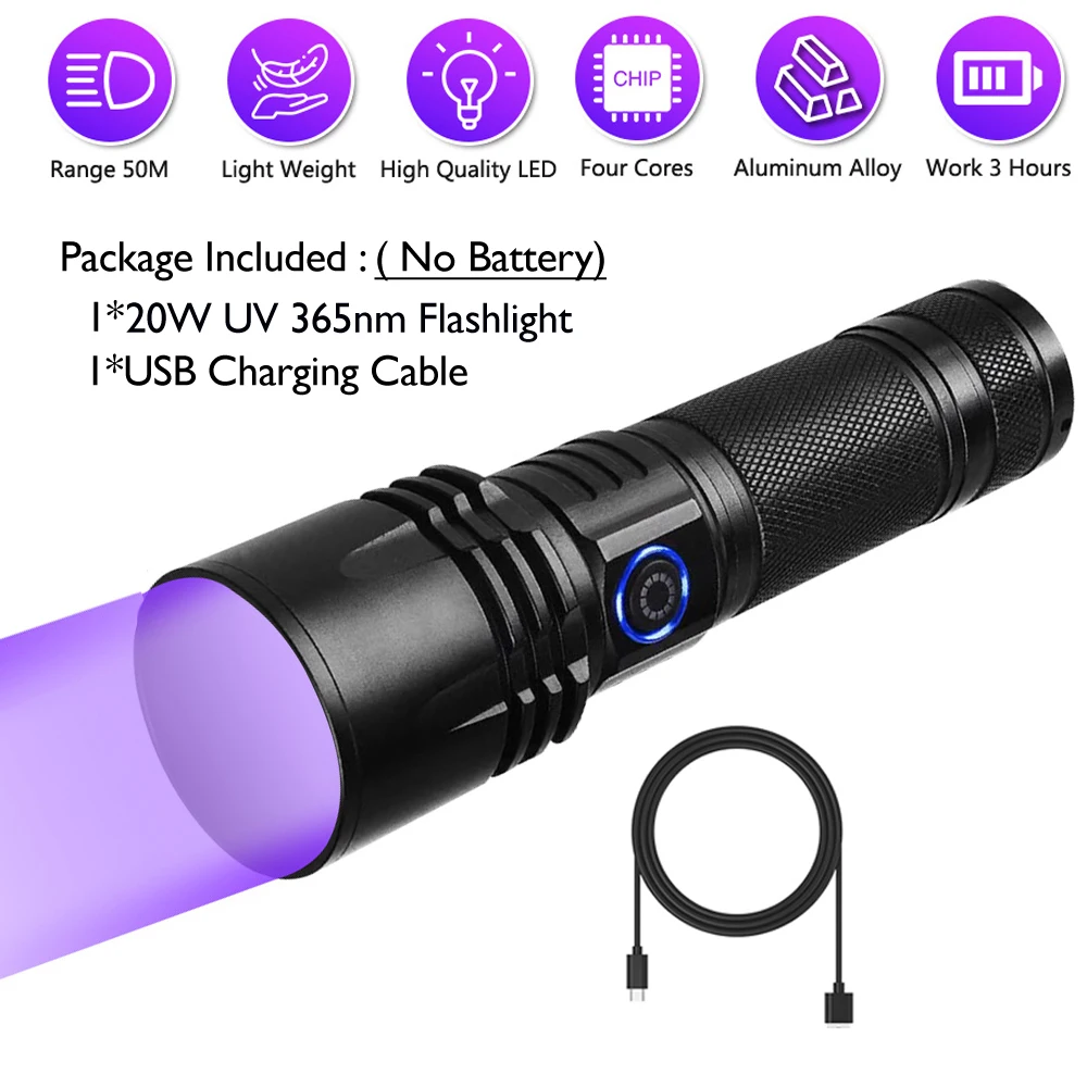 UV365nm懐中電灯 ブラックライト 小型 防水 Amazon.co.jp : UV365nmライトウッドのランプDARKBEAMブラック
