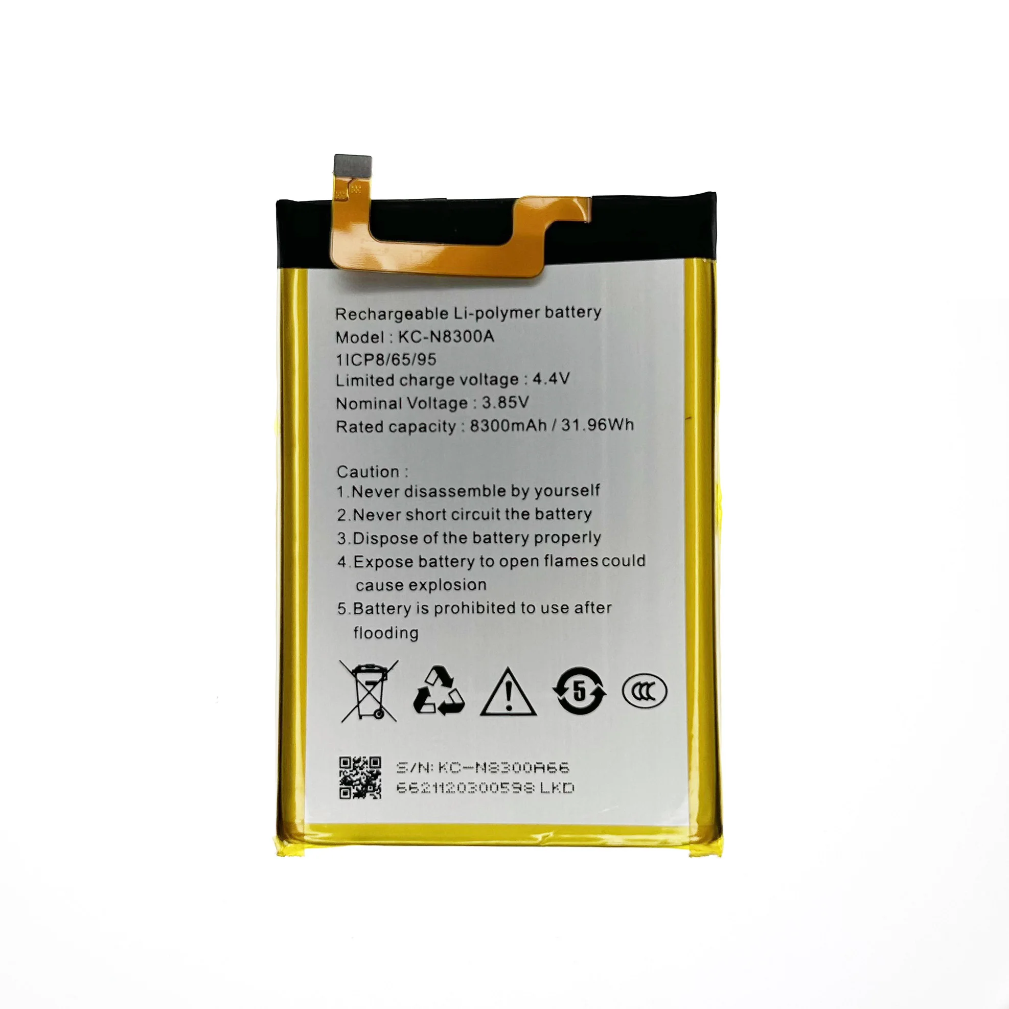 High-Capacity 8300mAh Genuine Replacement Battery with Free Tool Kit